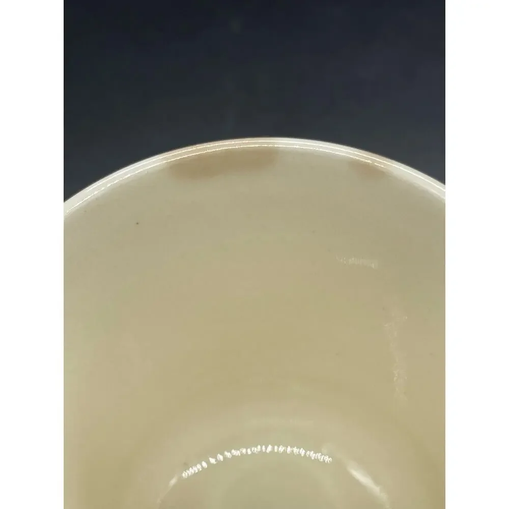 Vintage Mid Century Modern MCM Set of 7 Gold Coffee Cups Mugs